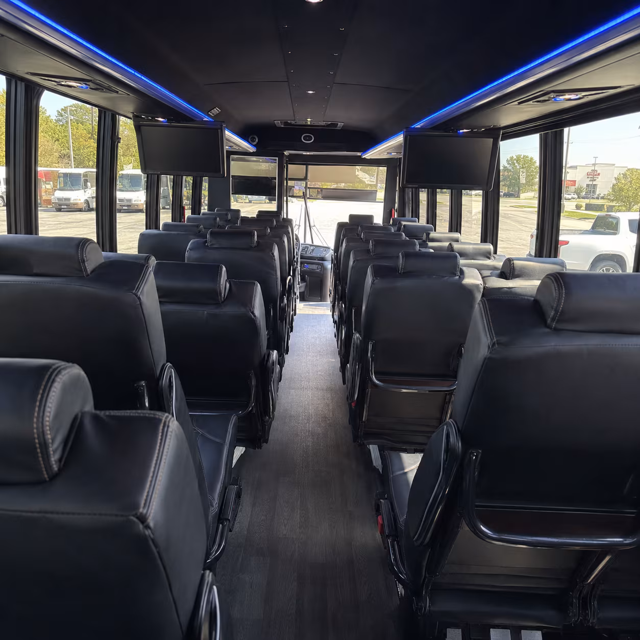Fort Collins Airport Shuttle & Transportation party bus exterior