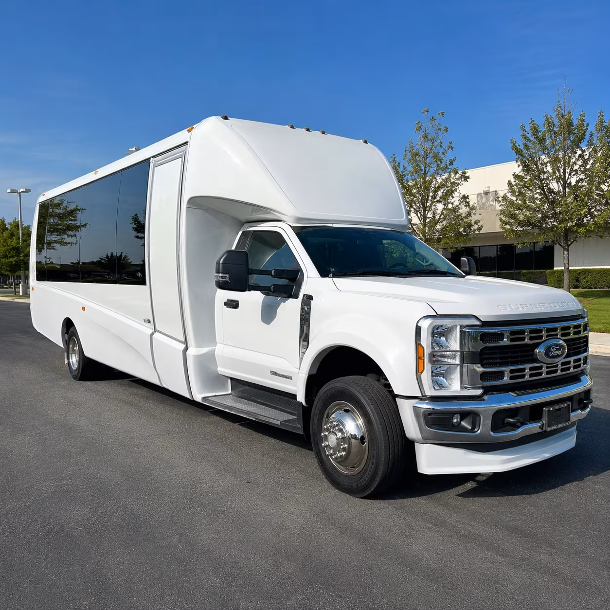 Fort Collins Airport Shuttle & Transportation party bus exterior