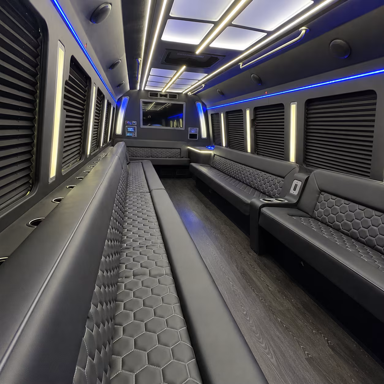Fort Collins Bachelor & Bachelorette Transportation party bus exterior
