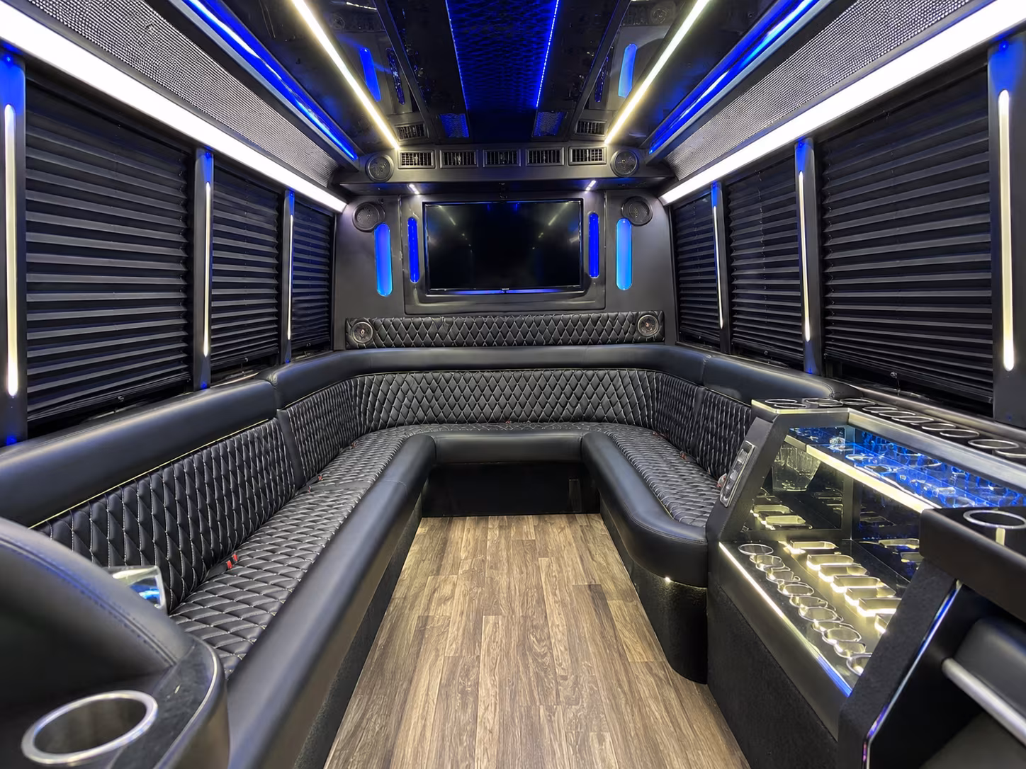 Fort Collins Bachelor & Bachelorette Transportation party bus exterior