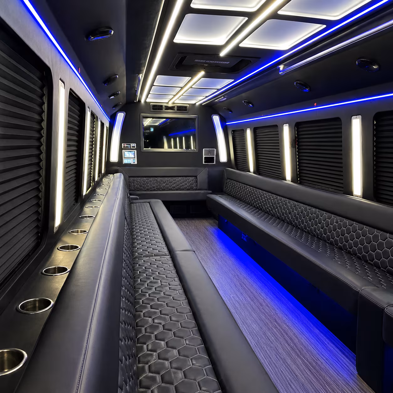 Fort Collins Bachelor & Bachelorette Transportation party bus exterior