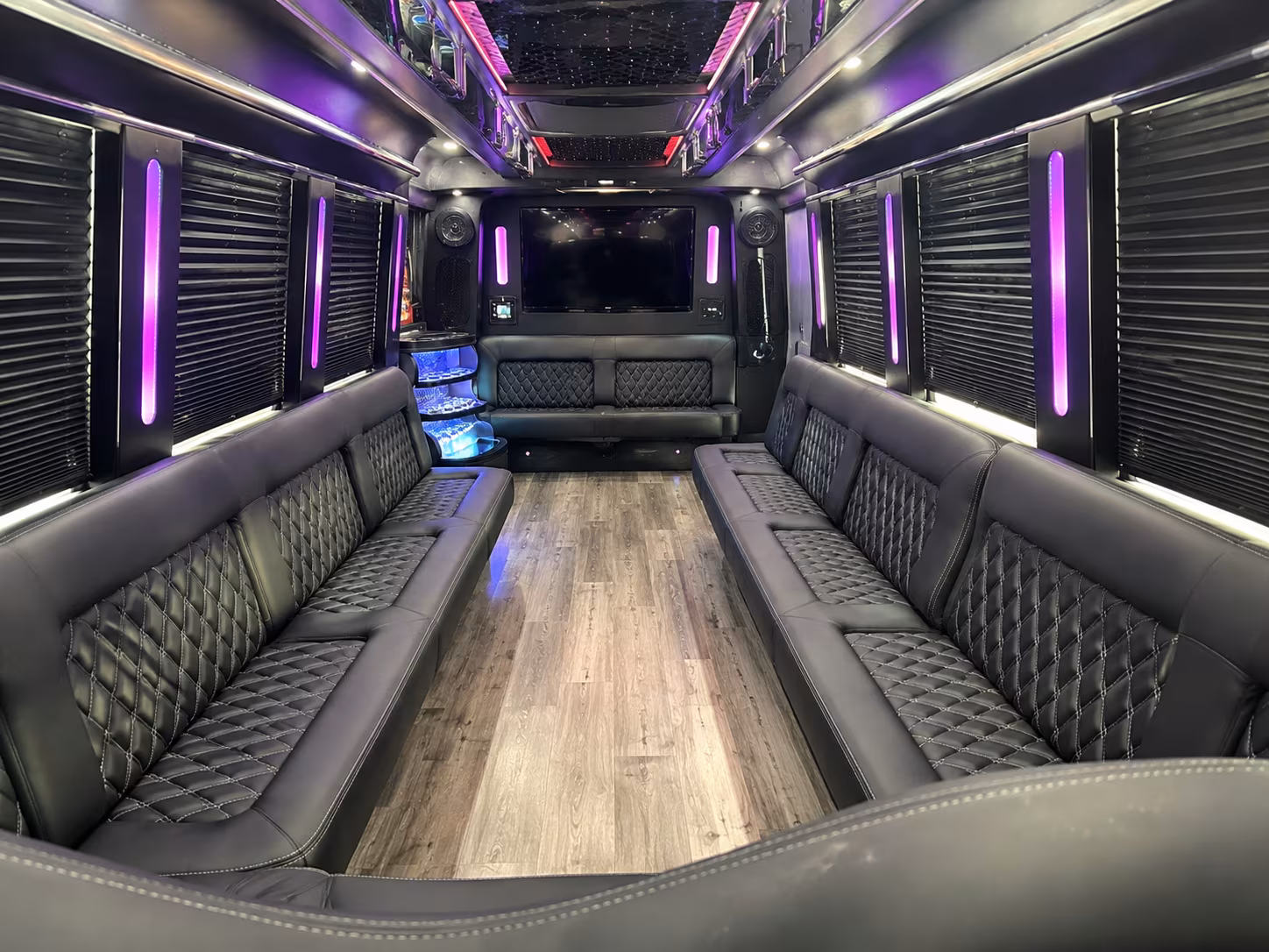Fort Collins Birthday, Sweet 16, & Quinceañera Transportation party bus exterior