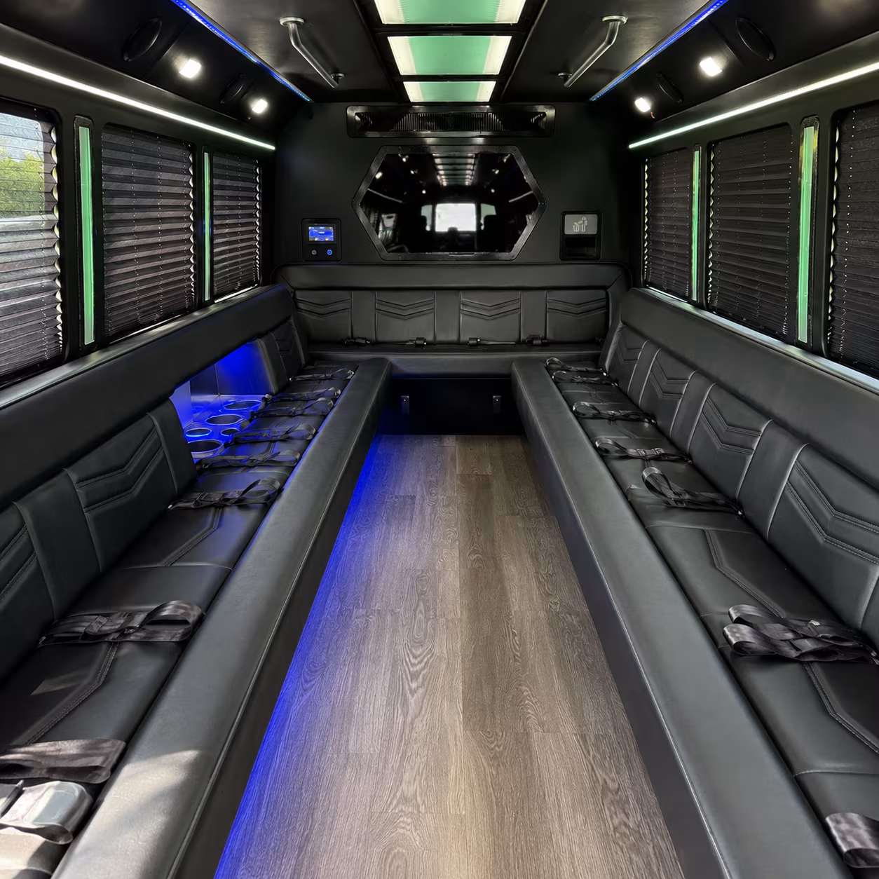 Fort Collins Birthday, Sweet 16, & Quinceañera Transportation party bus exterior