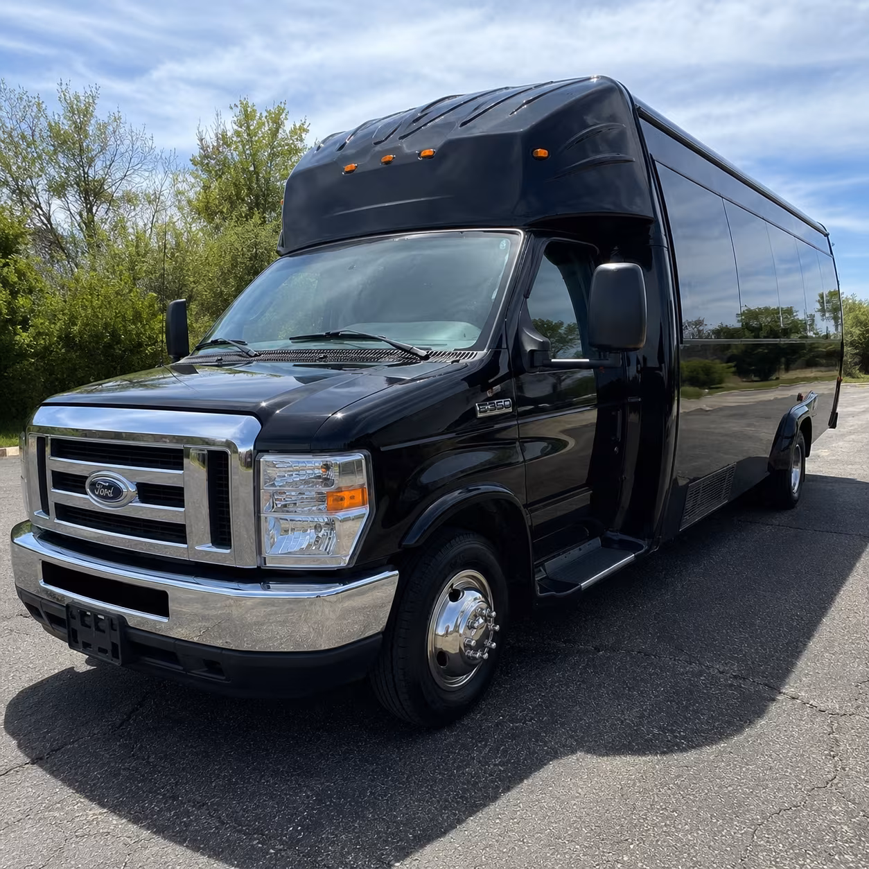 Fort Collins Prom & Homecoming Transportation party bus exterior