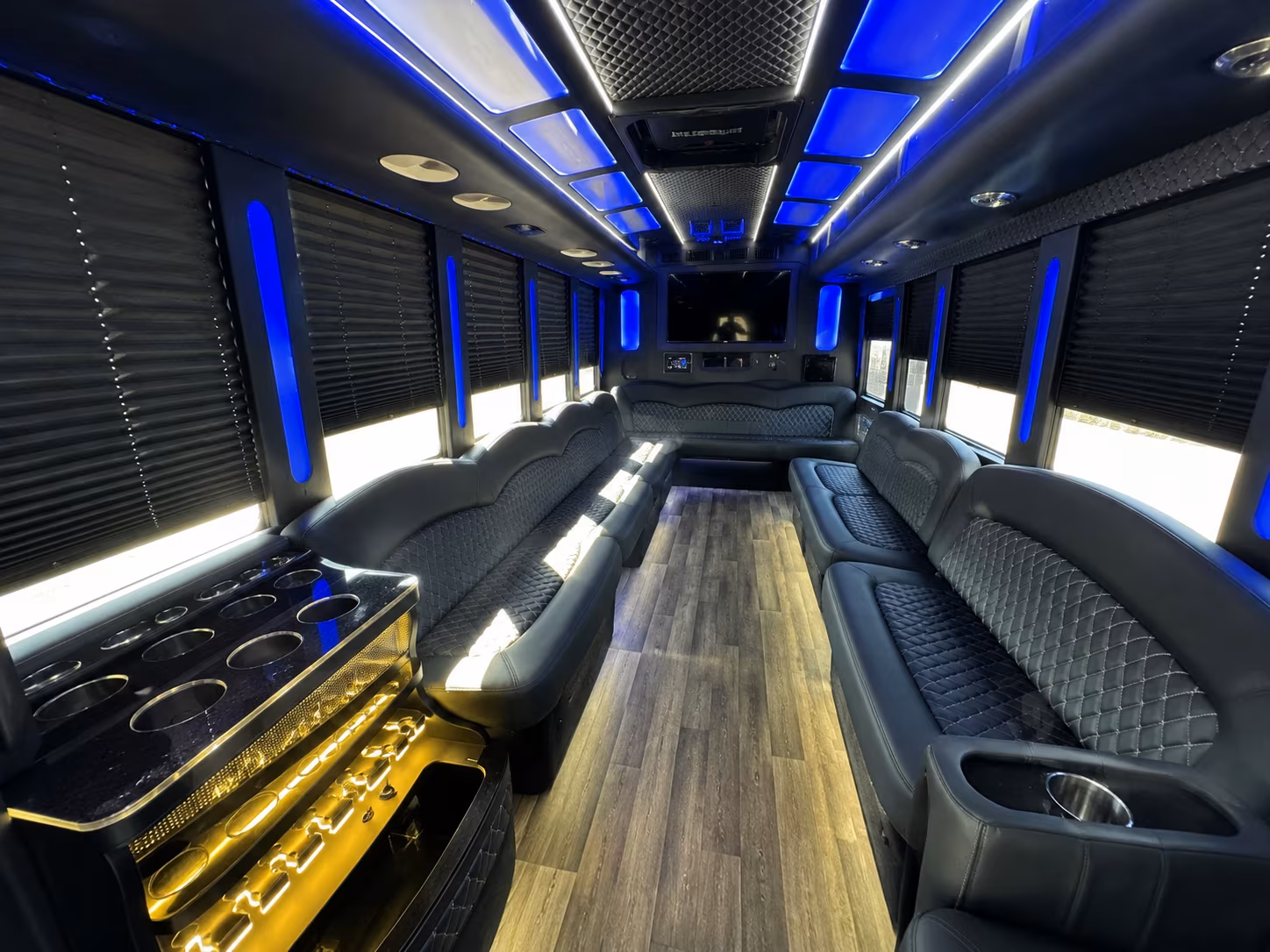 Fort Collins Prom & Homecoming Transportation party bus exterior