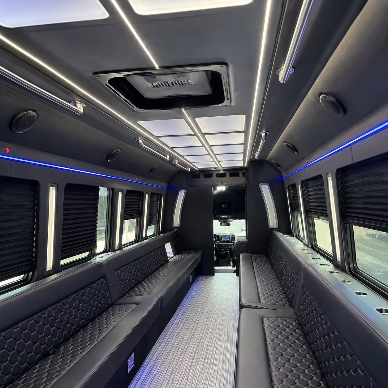 Fort Collins Sporting Event Transportation party bus exterior
