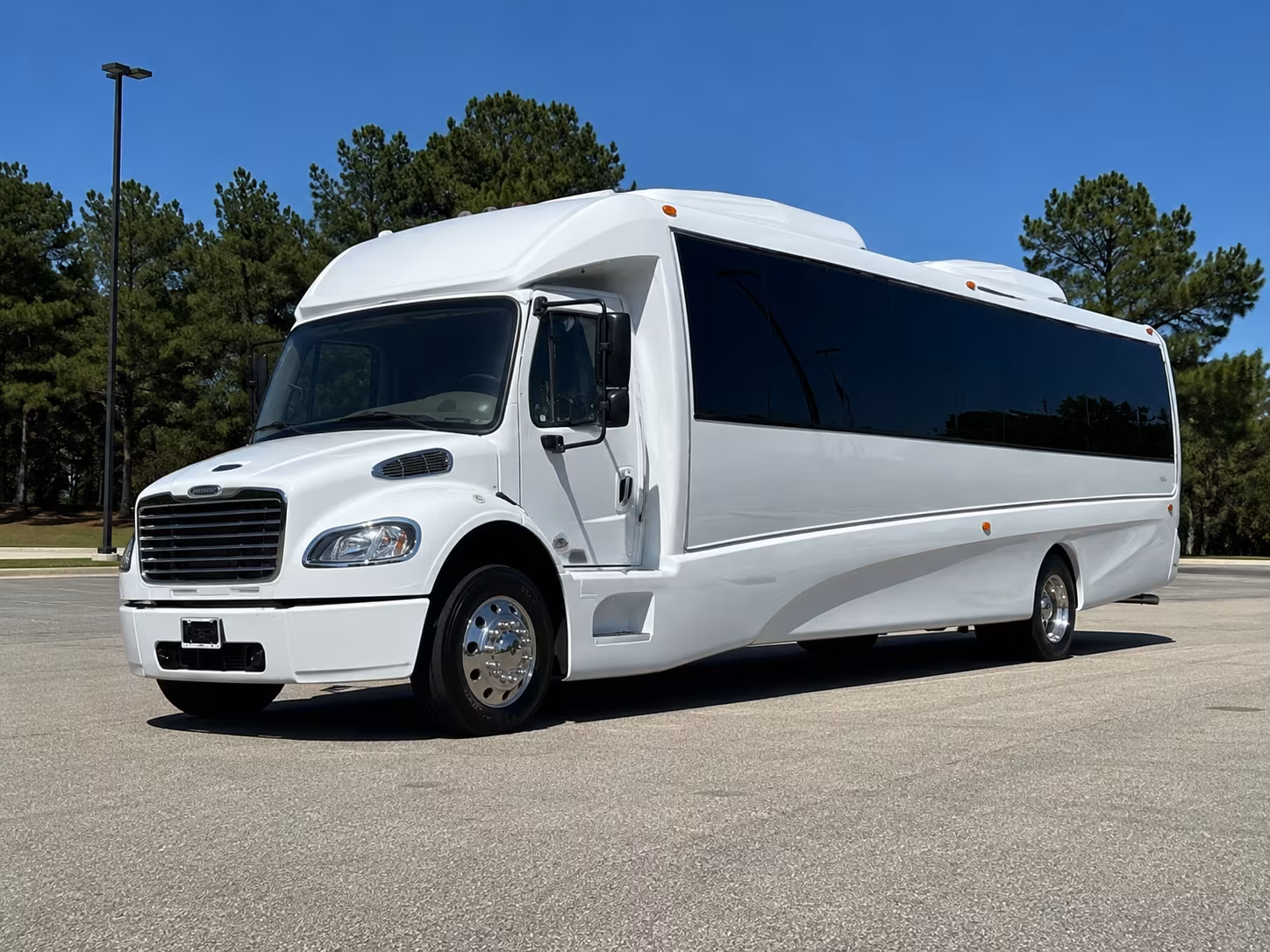 Fort Collins Wedding Transportation party bus exterior