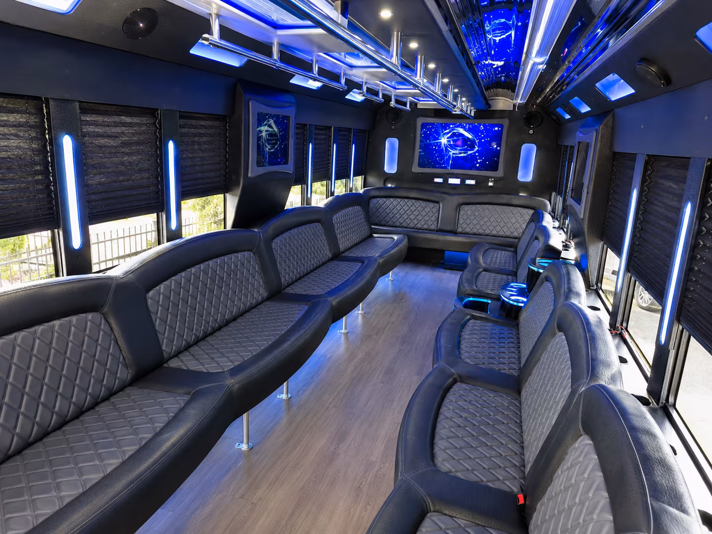Fort Collins Wedding Transportation party bus exterior