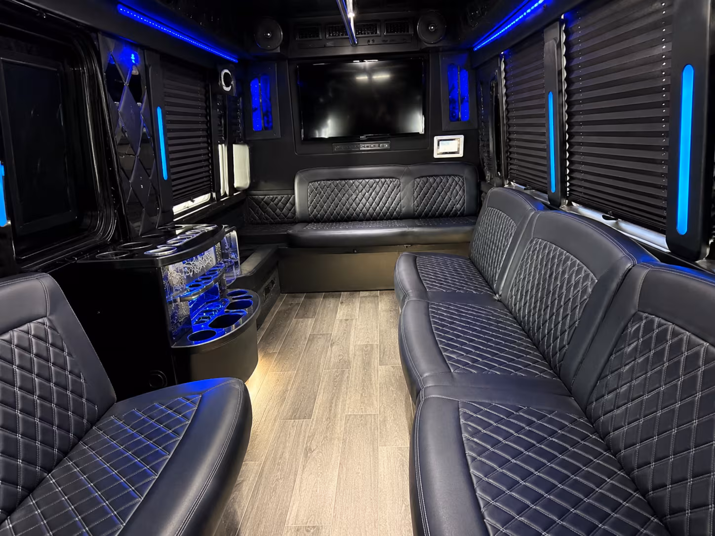 Fort Collins Wedding Transportation onboard seating