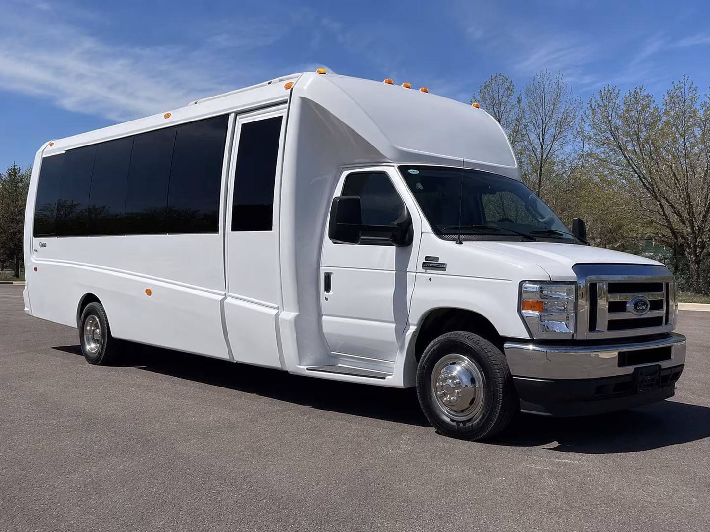 Fort Collins Wedding Transportation party bus exterior