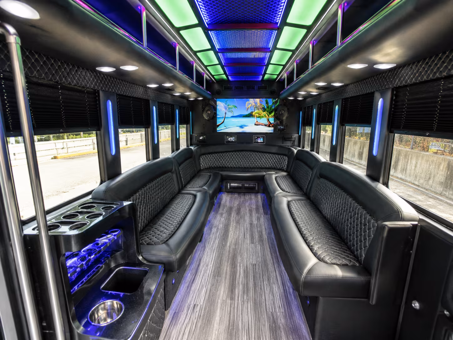 Fort Collins Winery Tour & Pub Crawl Transportation party bus exterior
