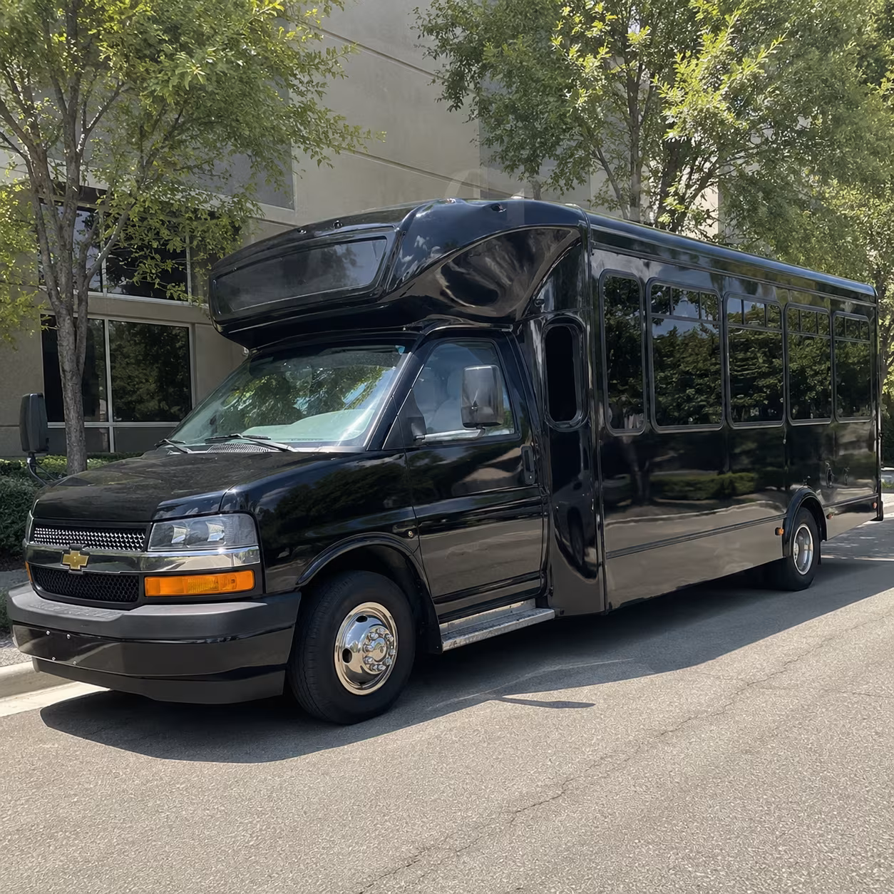 Fort Collins Winery Tour & Pub Crawl Transportation party bus exterior