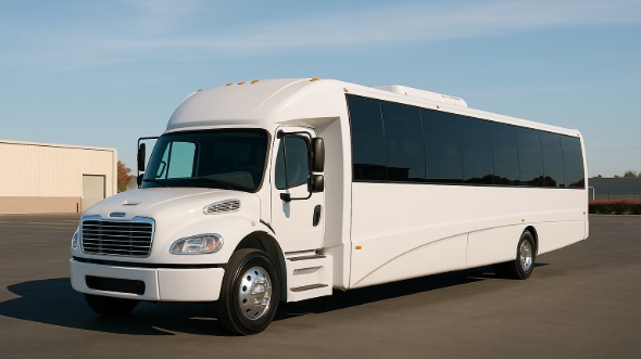 Exterior of Charter Bus Company Greeley's 30 Passenger Party Bus in Greeley